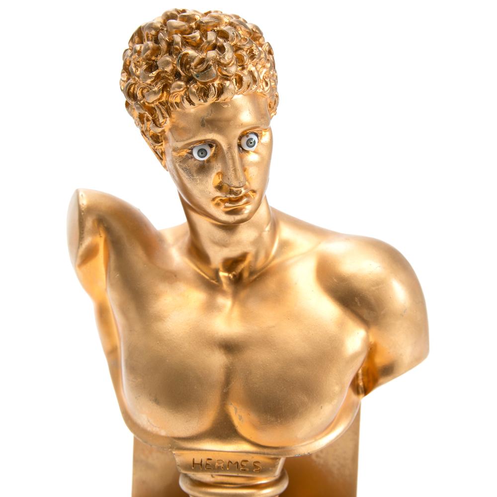 Golden Greek Male Bust