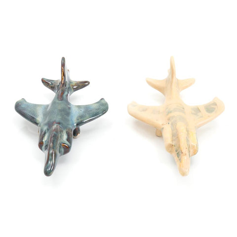 Pair of Fighter Jets Sculpture