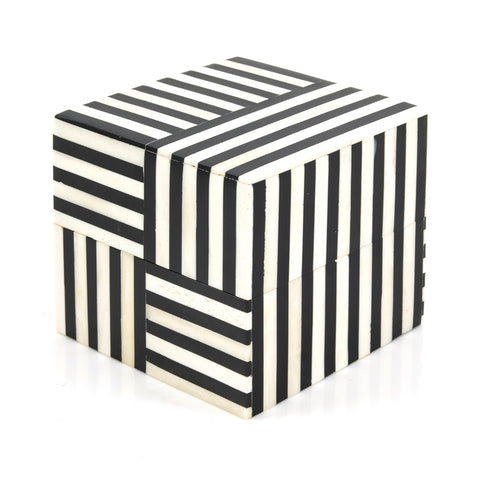 Black White Striped Box (A+D)