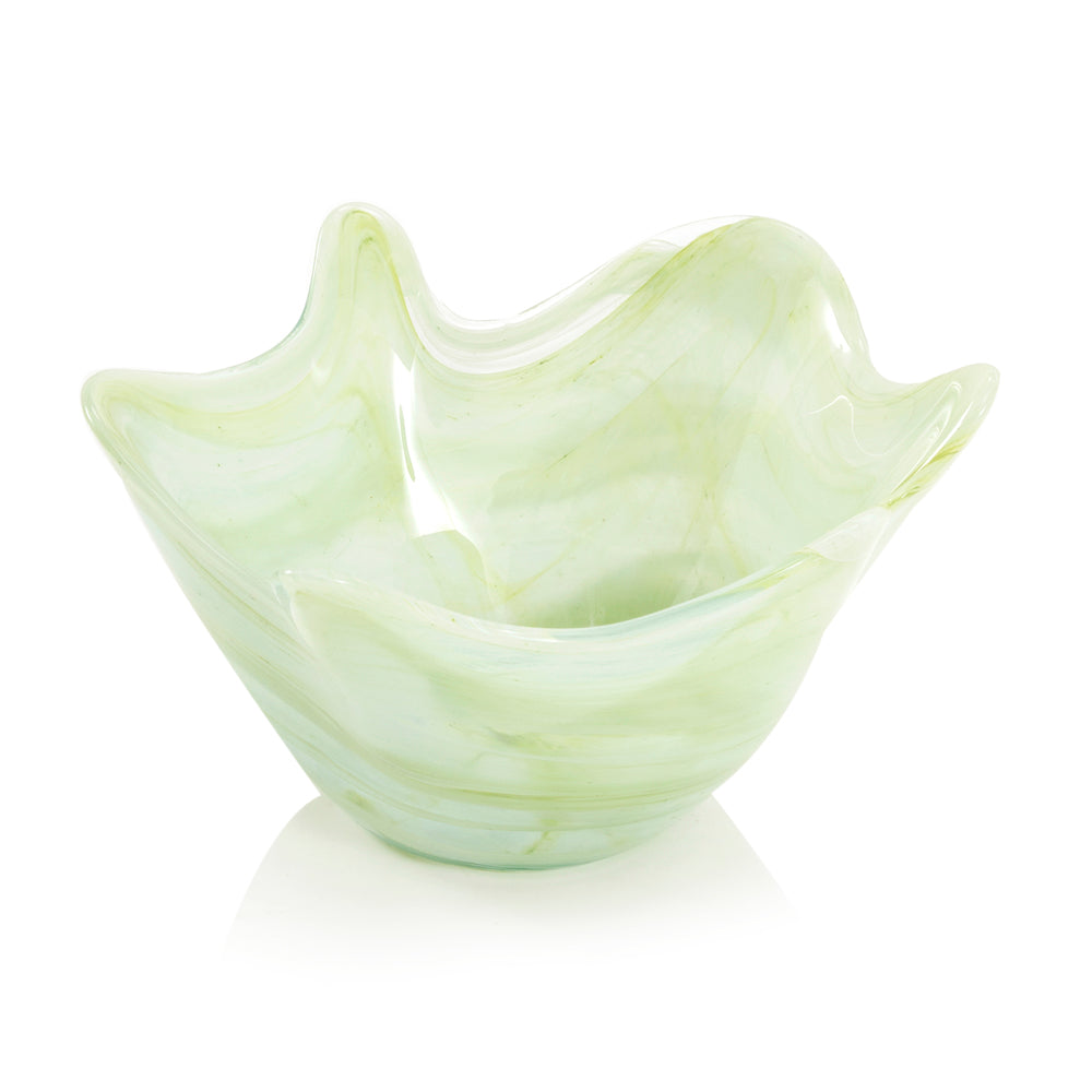 Green Organic Glass Bowl (A+D)