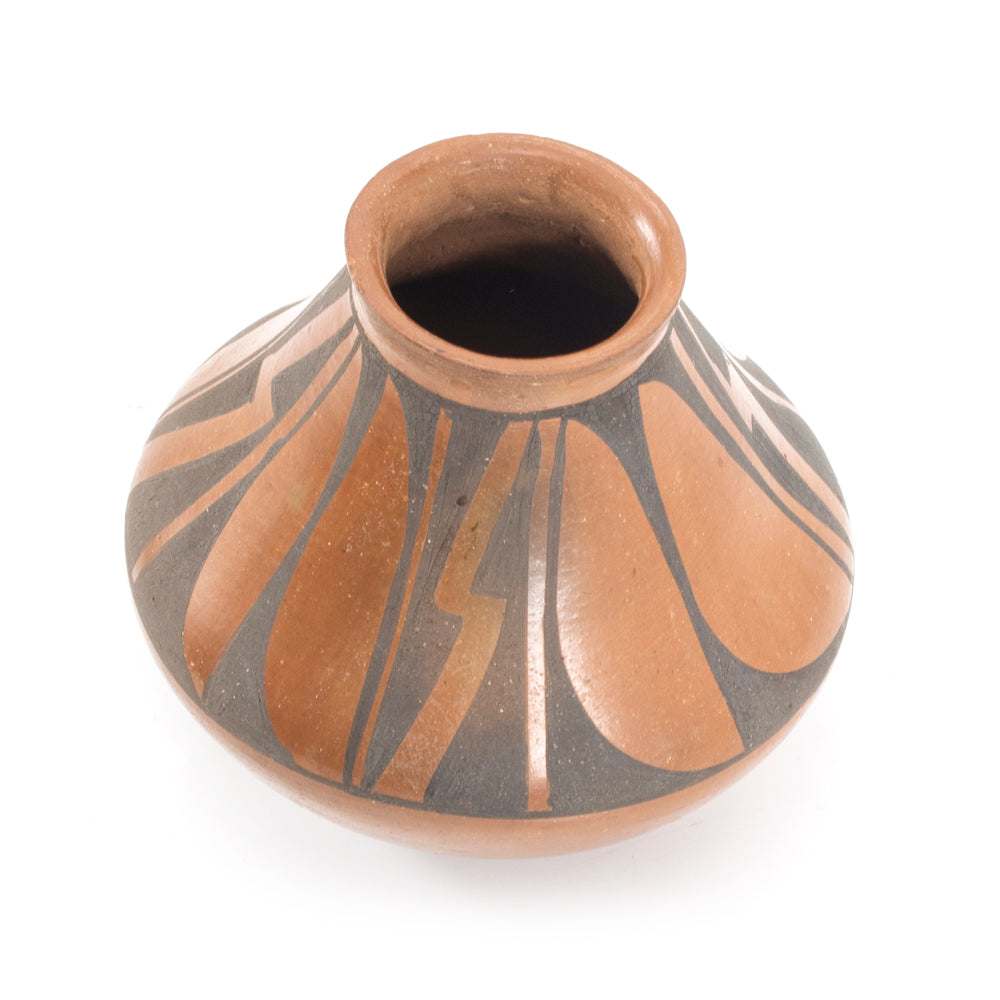 Brown Clay Decorative Vase (A+D)