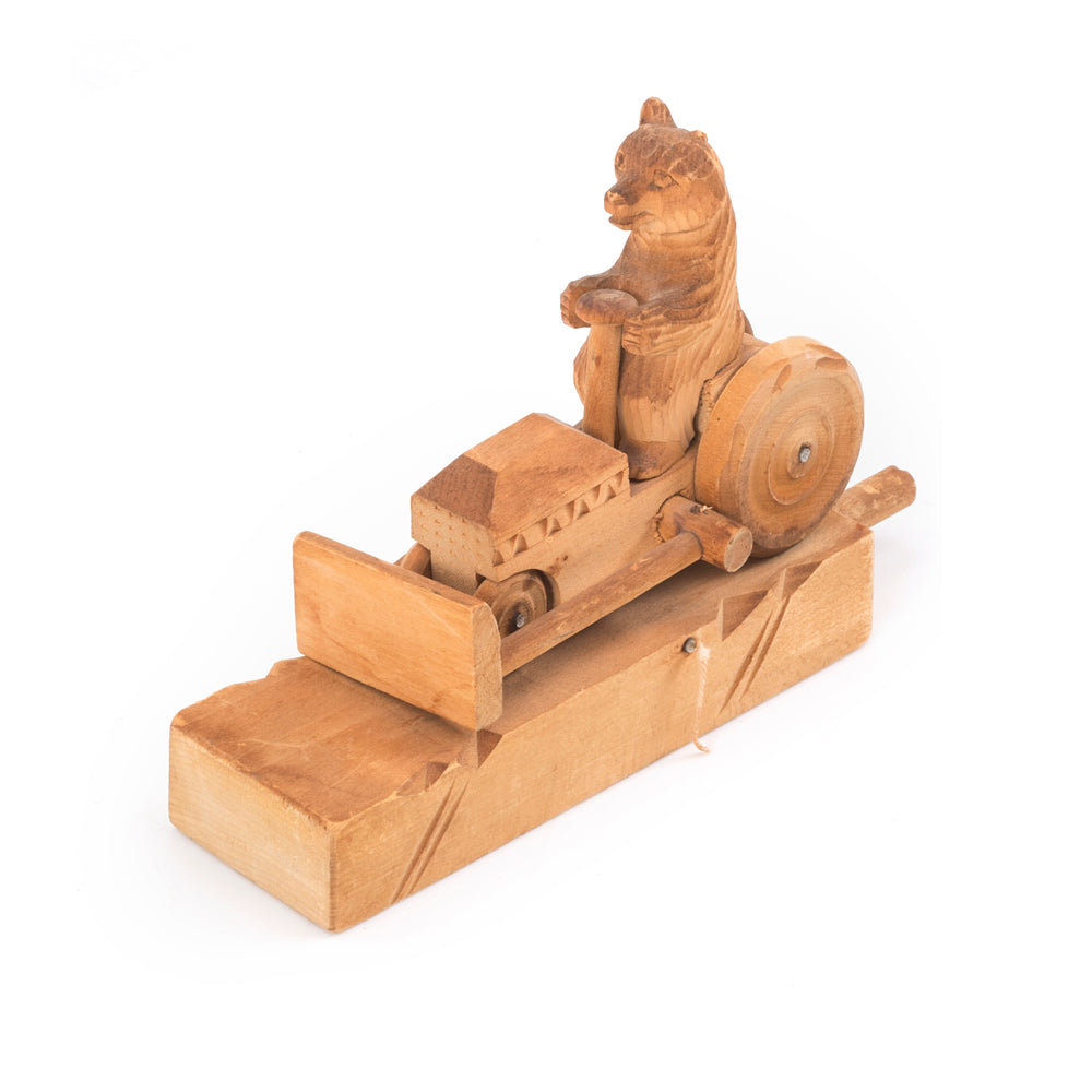 Wood Bear Driving Carving (A+D)