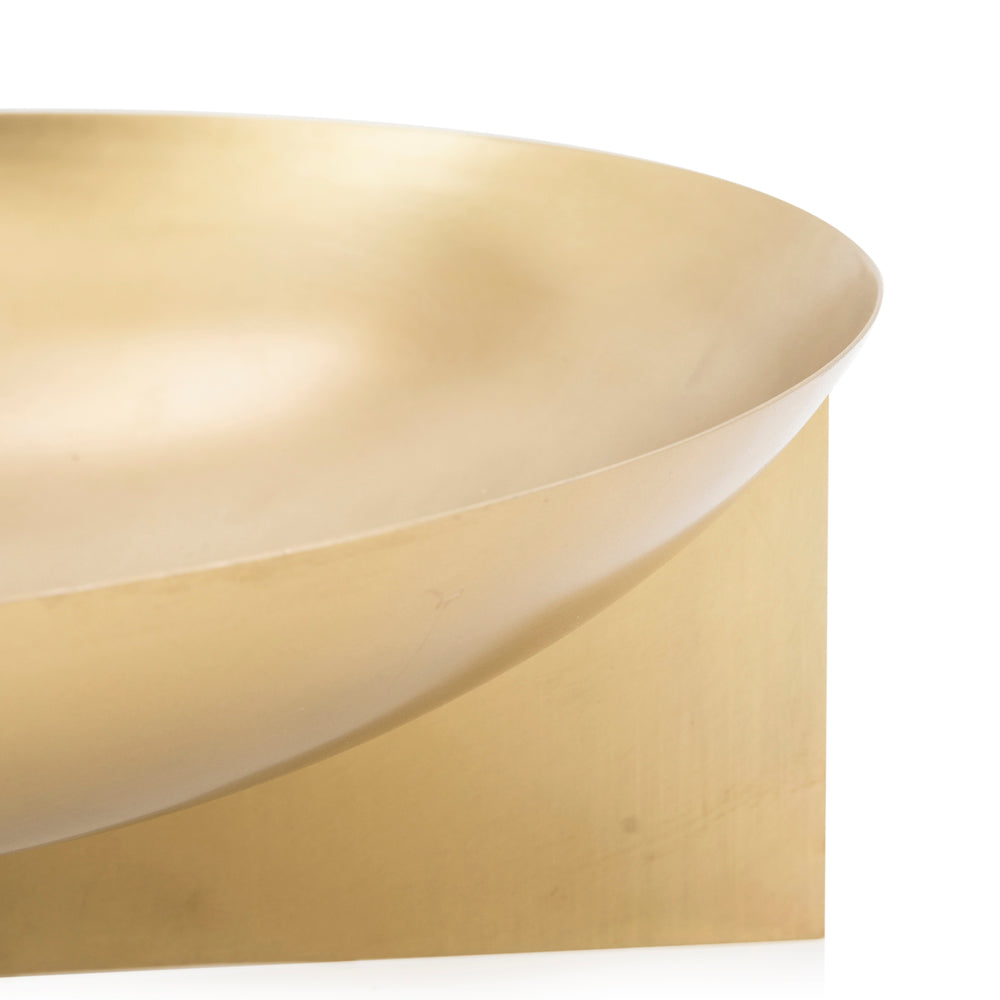 Brass Bowl with Stand (A+D)