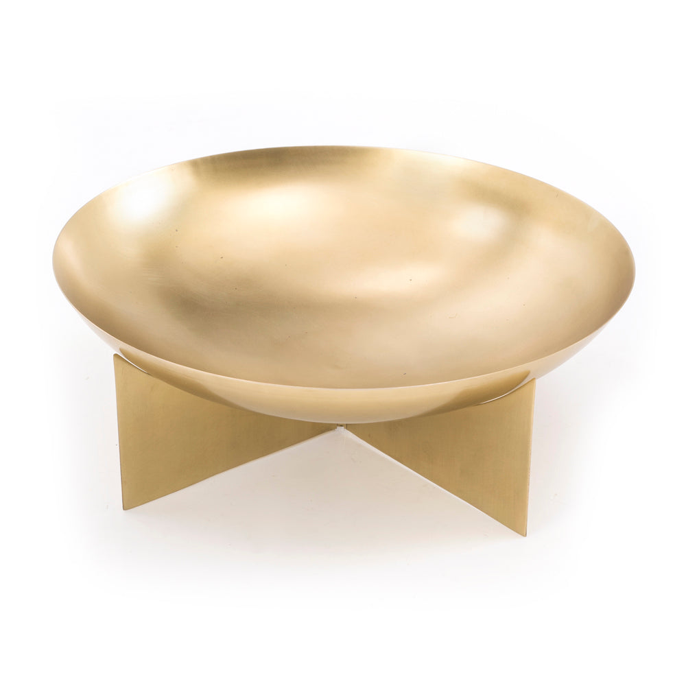 Brass Bowl with Stand (A+D)
