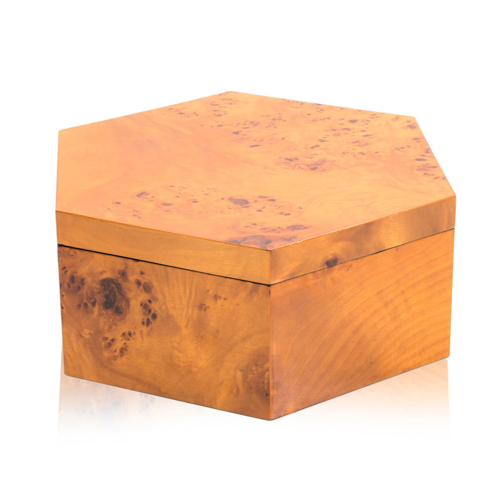 Wood Light Burl Box Large (A+D)