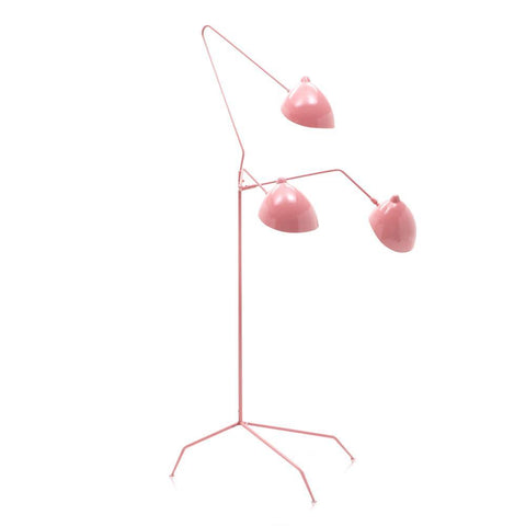 Pink Triple Floor Lamp