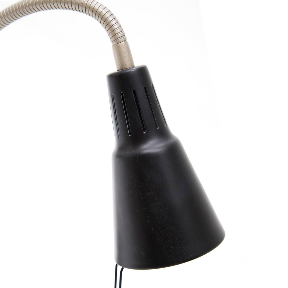 Black & Silver Adjustable Desk Lamp