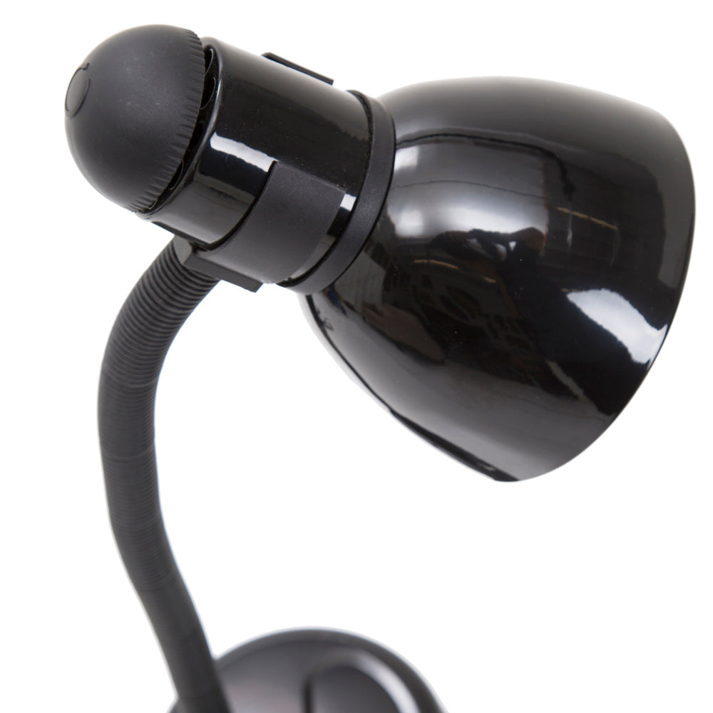 Black Desk Lamp with Adjustable Neck