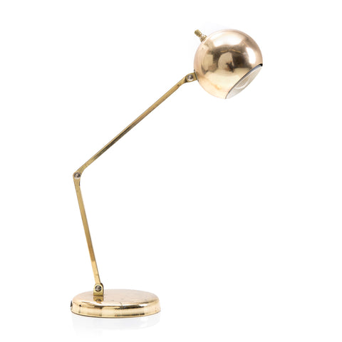 Gold Ball Anglepoise Desk Lamp