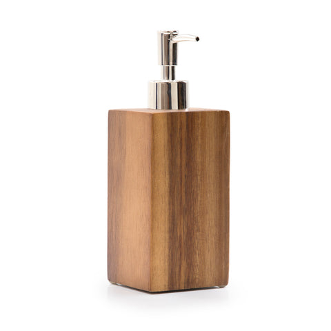 Contemporary Wood Soap Dispenser