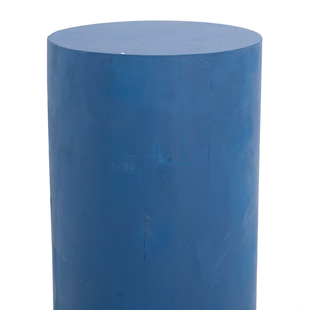 Blue Cylinder Pedestal