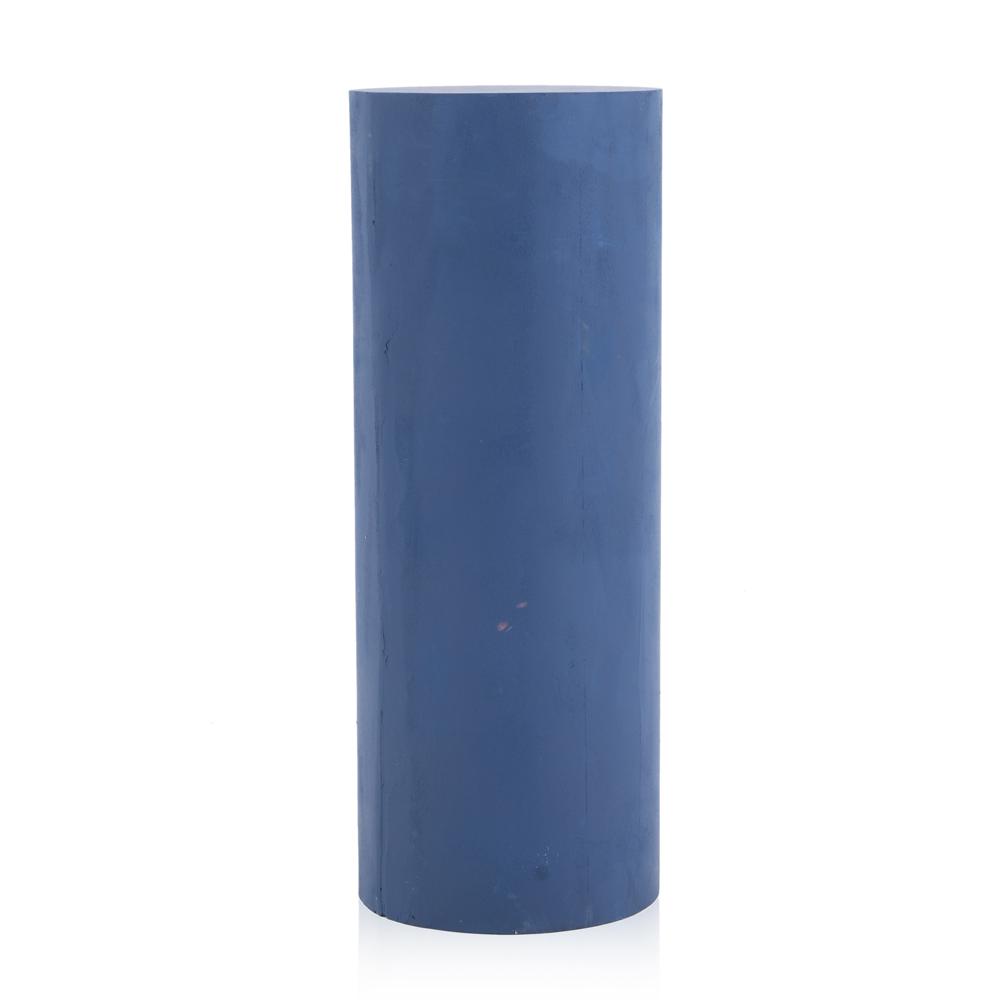 Blue Cylinder Pedestal