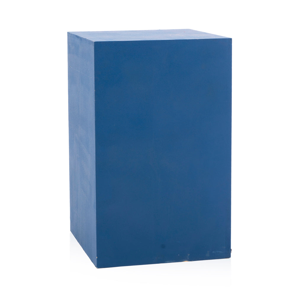 Blue Rectangular Pedestal