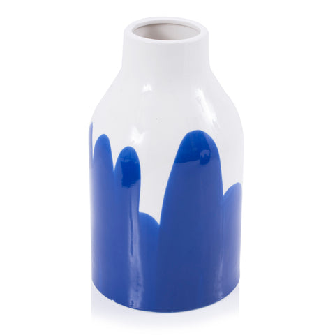 Blue & White Bottle Vase (A+D)