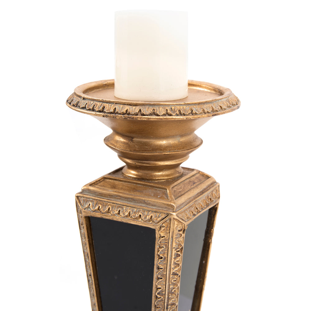 Bronze & Black Neo Classical Candle Holders