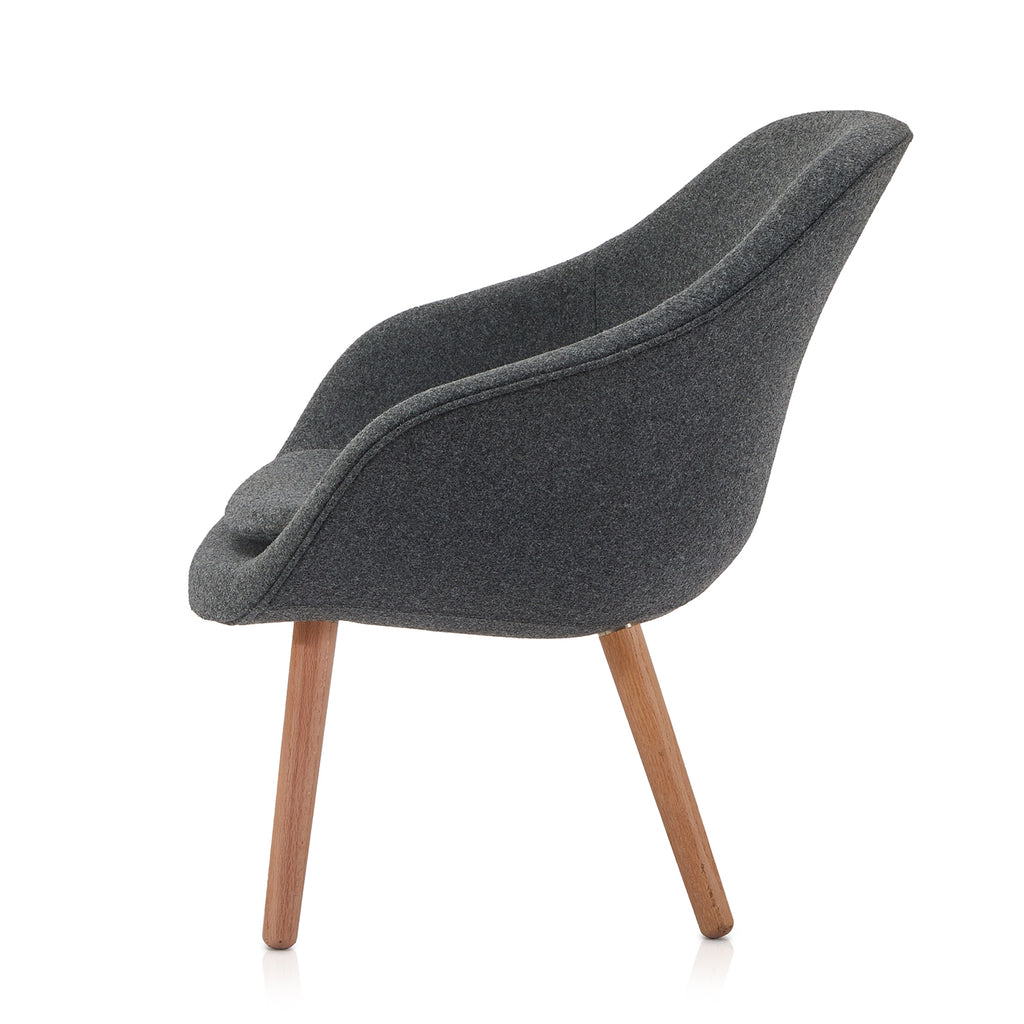 Grey Heather Modern Lounge Chair