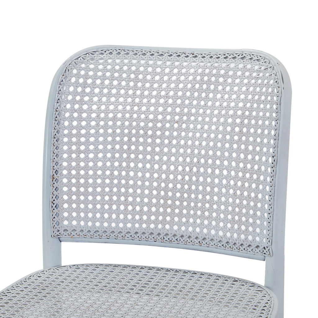 Cane Back Chair - Grey