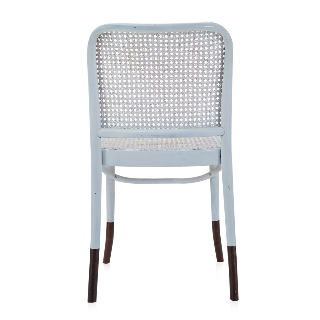 Cane Back Chair - Grey