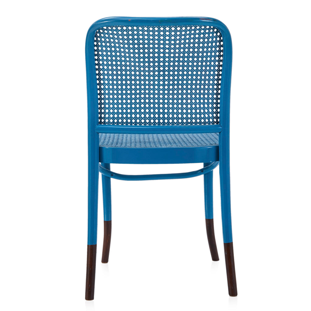Cane Back Chair - Blue