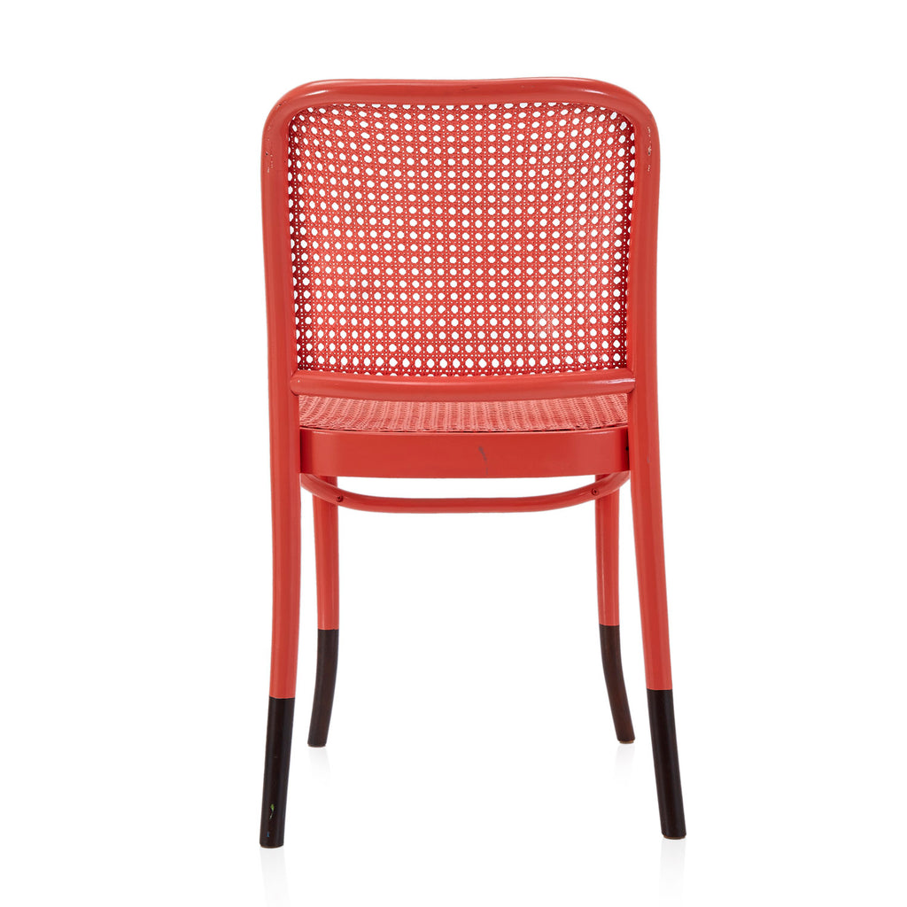 Cane Back Chair - Coral