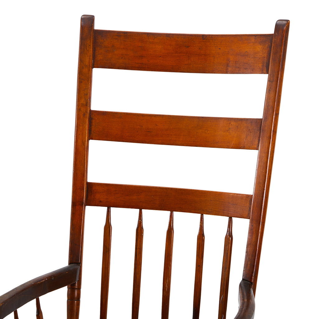Wood Dark Traditional Rocking Chair