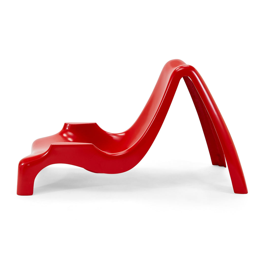 Red Slide Lounge Chair