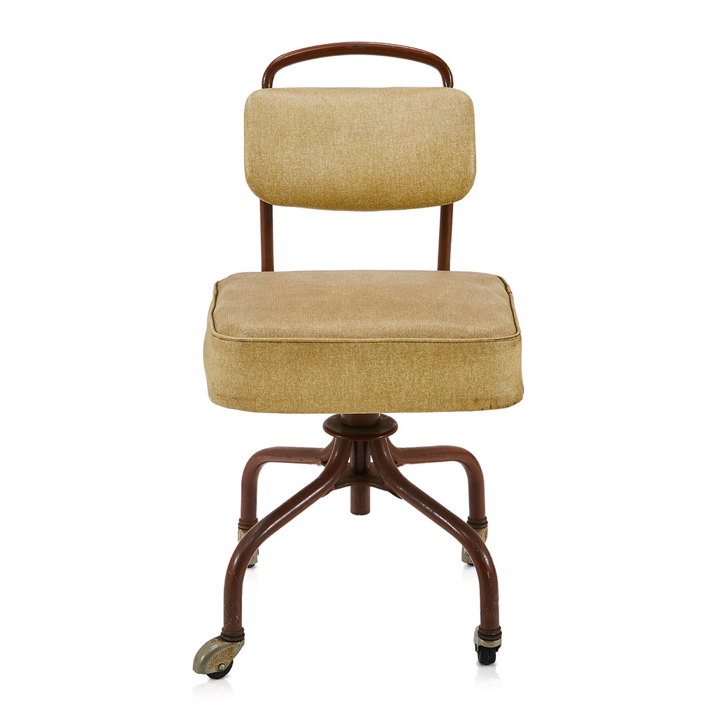 Beige & Brown Vintage Office Chair