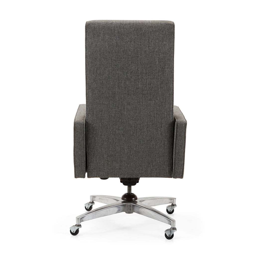 Grey Fabric High Back Executive Office Chair