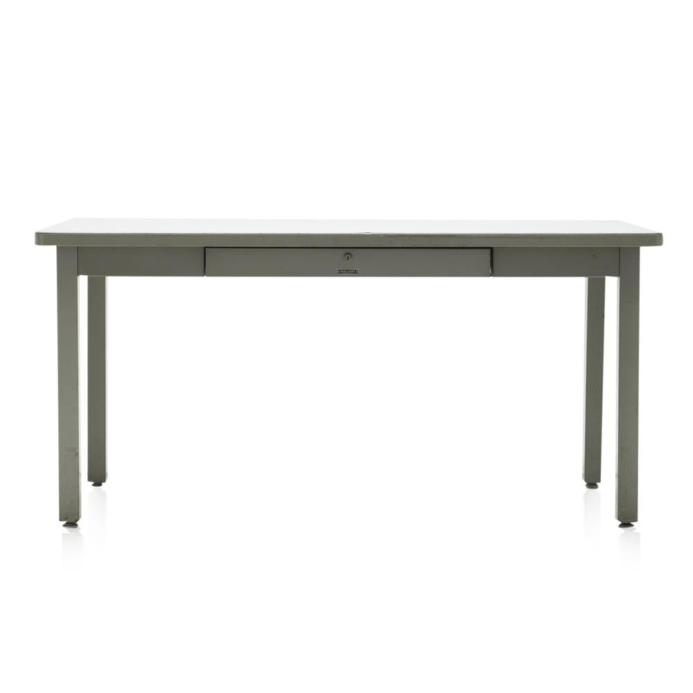 Grey Steel Desk Table