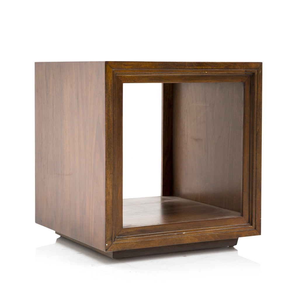 Wood Square Hollow End Table