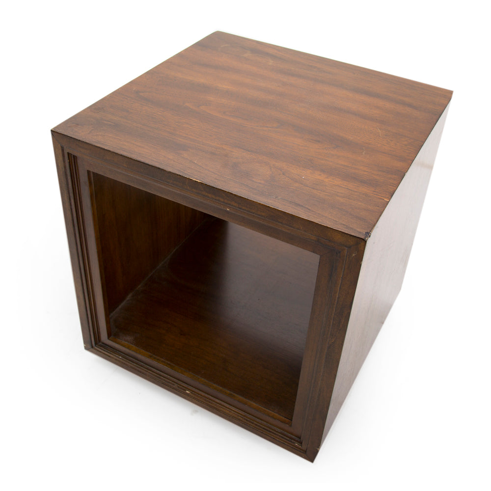 Wood Square Hollow End Table