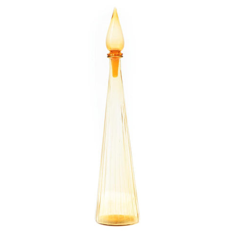 Gold Tear Drop Glass Vase