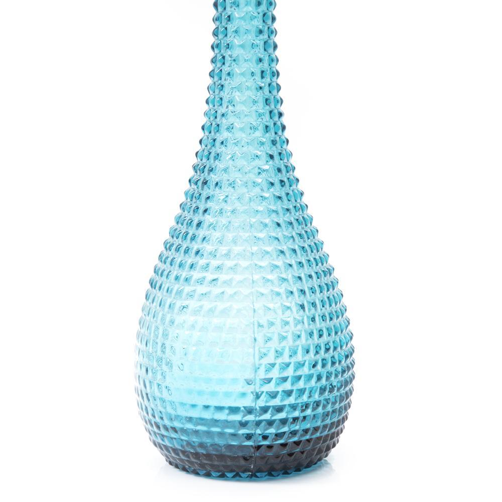 Blue Tear Drop Vase