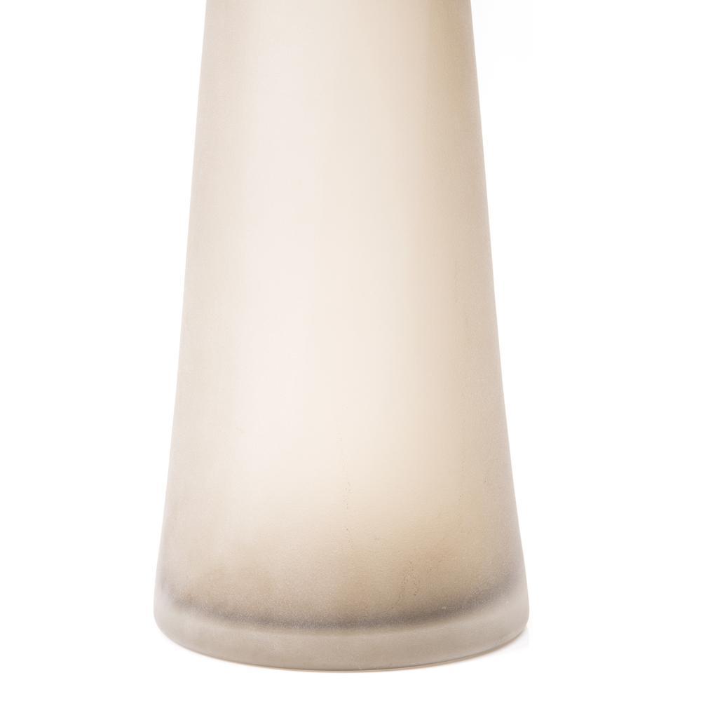Cream Glass Vase