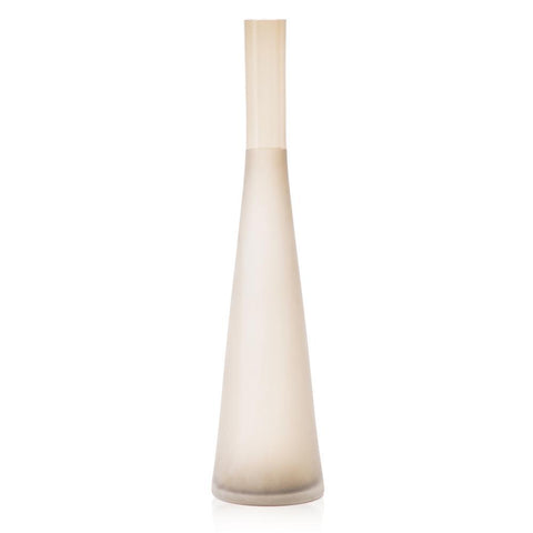 Cream Glass Vase