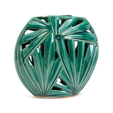 Green Leafy Vase (A+D)