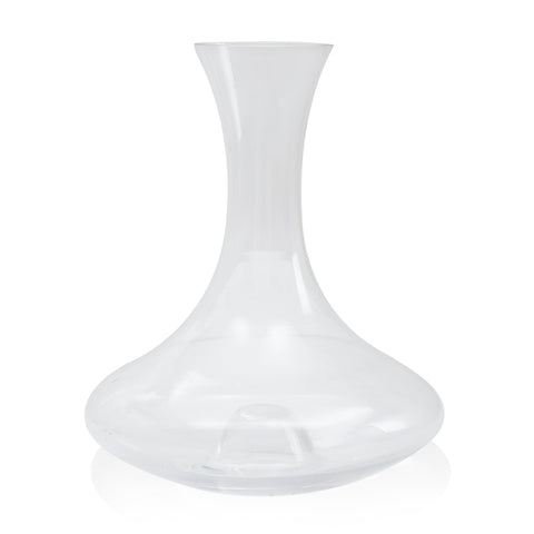 Clear Glass Tulip Shaped Vase