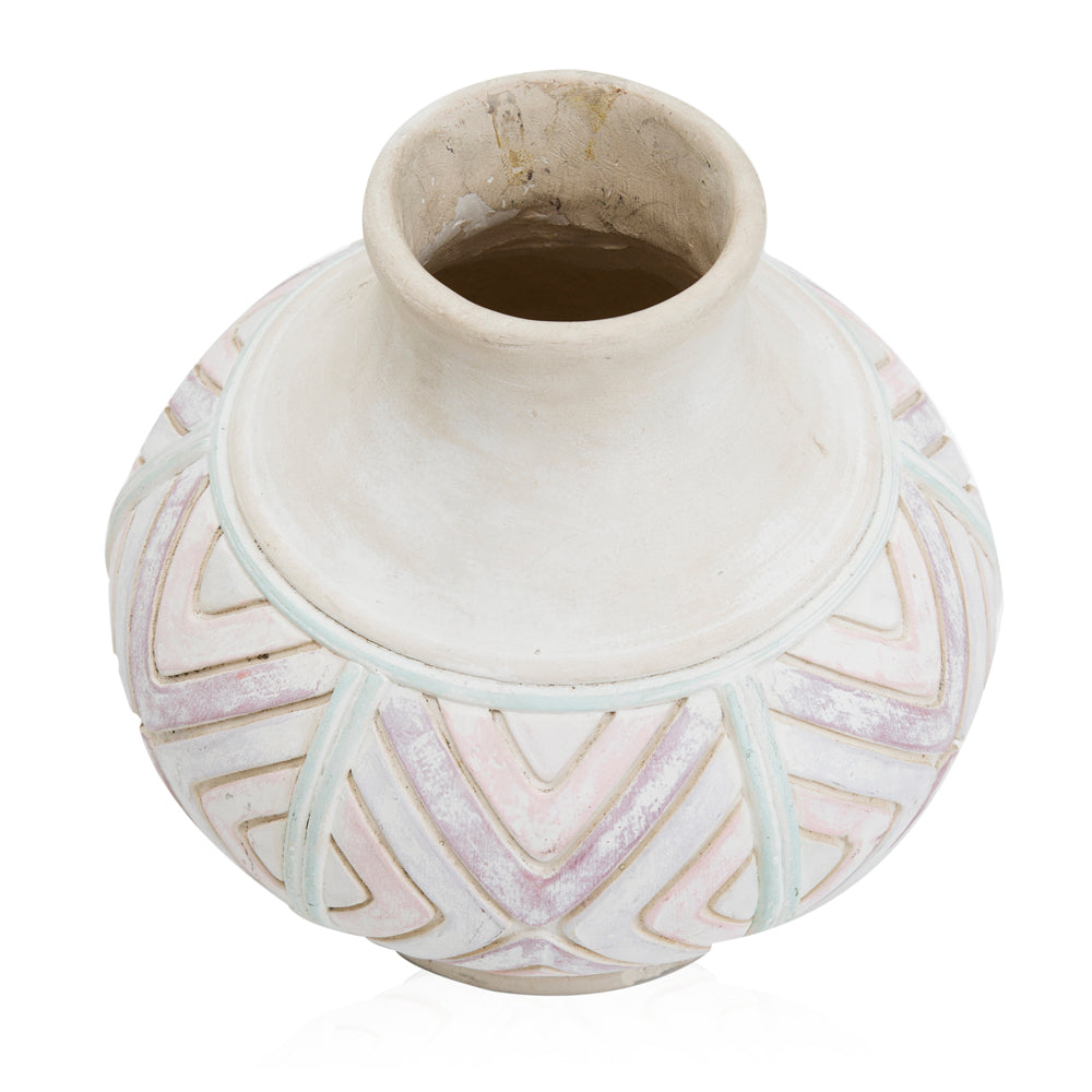 Off White Mediterranean Vase (A+D)