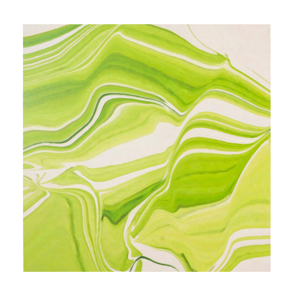 1132 (A+D) Green White Swirl