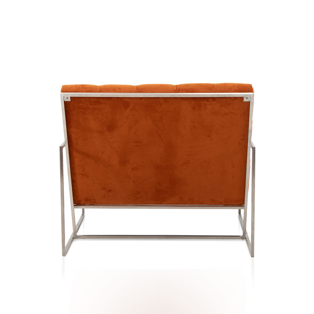 Orange Tufted Lawson Fenning Lounge Chair