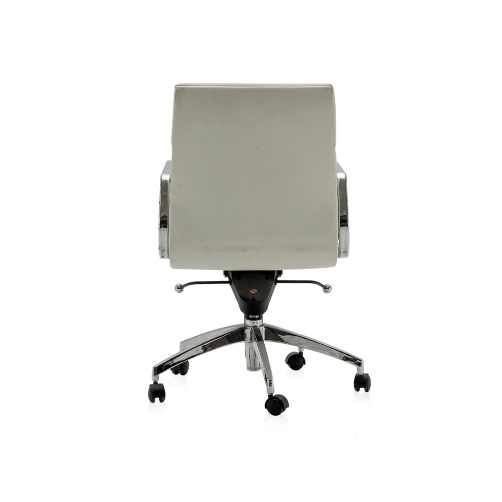Low Back Grey Rolling Office Chair