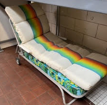 Rainbow Stripe Lounge Cushion
