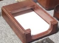 Wood Note Pad Holder