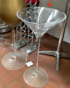 Oversized Martini Glass
