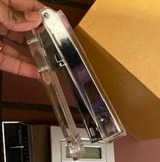 Lucite & Chrome Stapler
