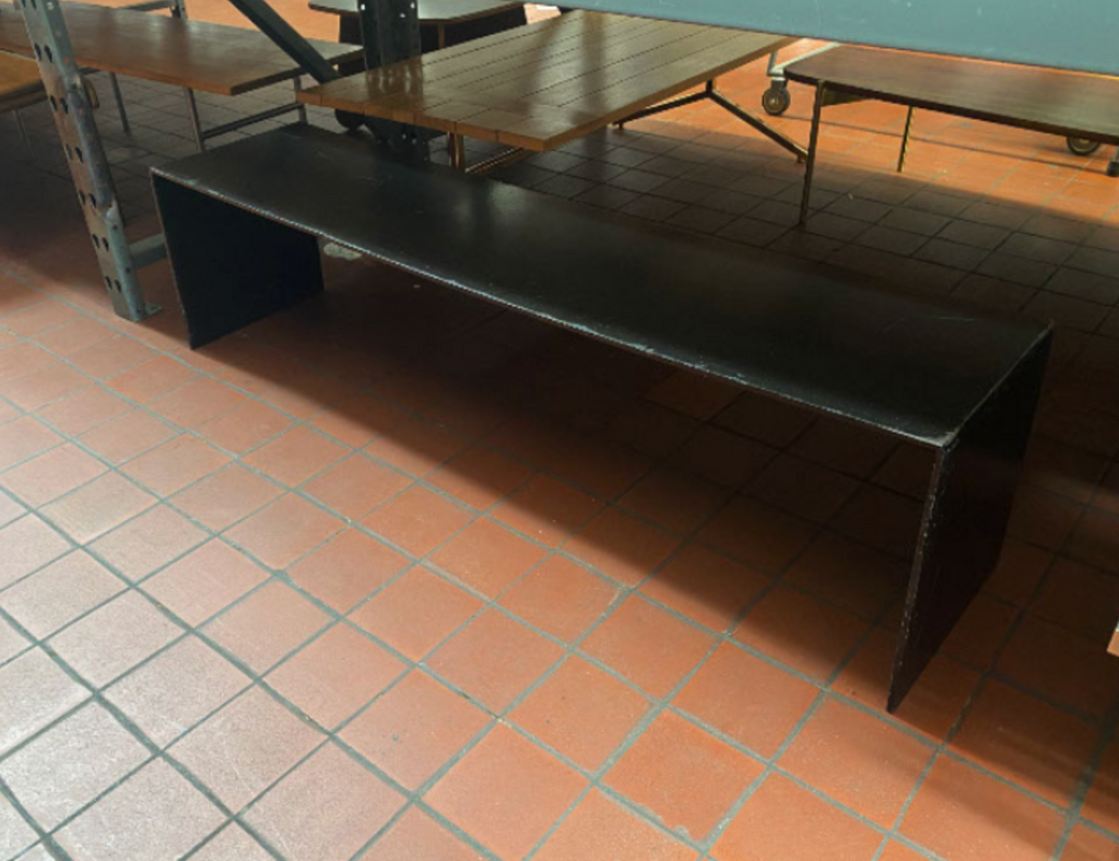 Simple Black Bench