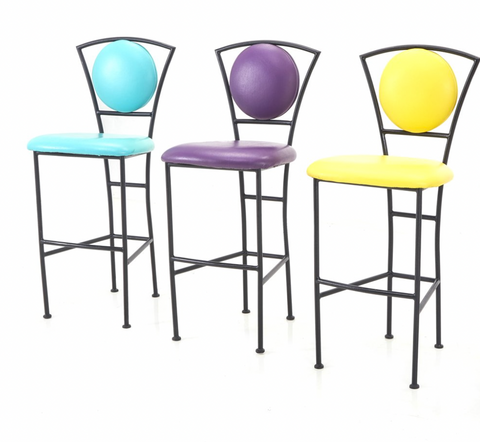 Multicolor Tall Barstool Set of 3