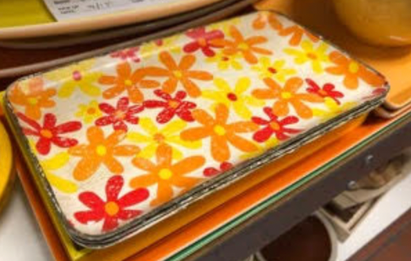 Small Floral Tray