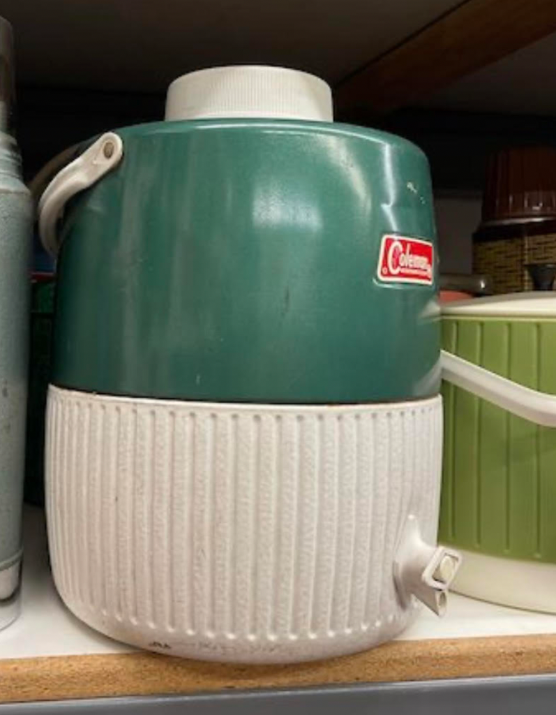 Large Teal Coleman Thermos Jug