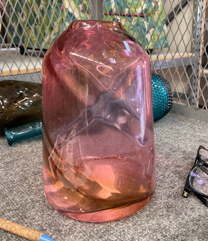 Pink Glass Vase (A+D)